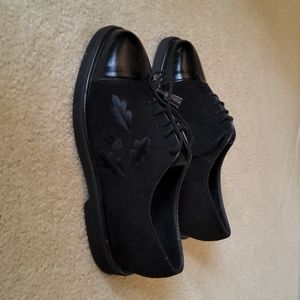 Dressing shoes, BALLY and COLE-HAAN, Size 7 , Color Black